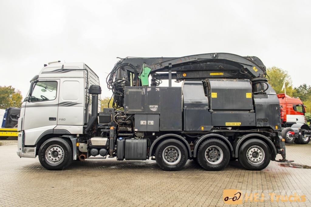 Volvo FH16 750 8x4-4 Kran/Flishugger (HIAB 2080SR 112) Lastbil med kran