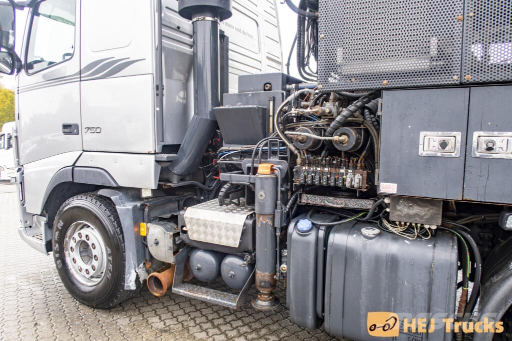 Volvo FH16 750 8x4-4 Kran/Flishugger (HIAB 2080SR 112) Lastbil med kran