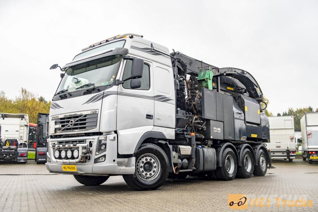 Volvo FH16 750 8x4-4 Kran/Flishugger (HIAB 2080SR 112) Lastbil med kran