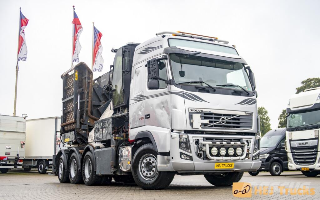 Volvo FH16 750 8x4-4 Kran/Flishugger (HIAB 2080SR 112) Lastbil med kran