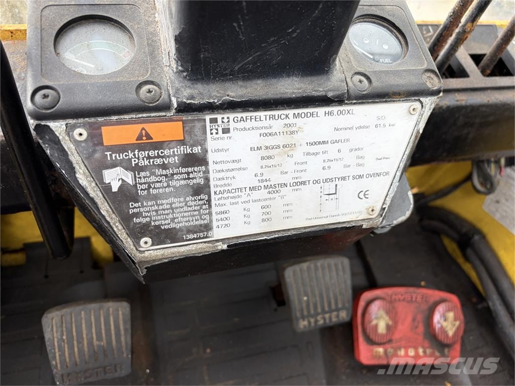 Hyster 6 Tons Diesel Gaffeltruck diesel أخرى