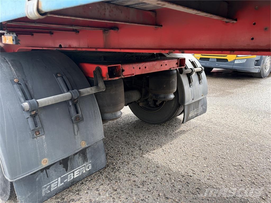 Kel-Berg 2 aks Gardin trailer Semirremolques de caja de lona