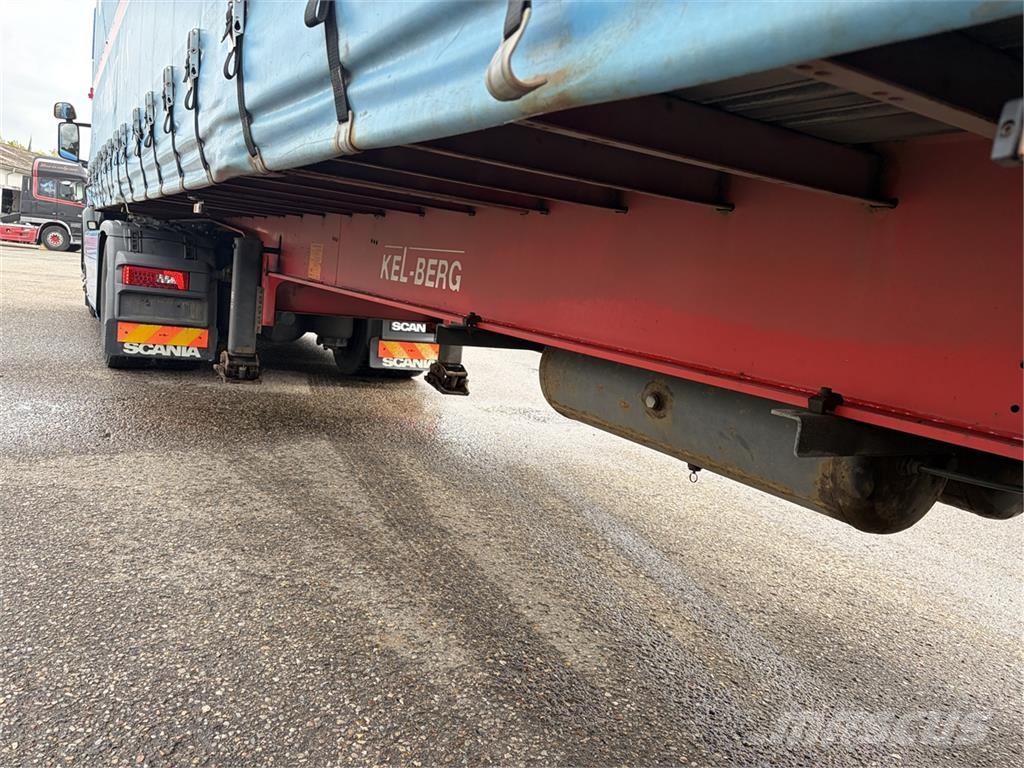 Kel-Berg 2 aks Gardin trailer Semirremolques de caja de lona