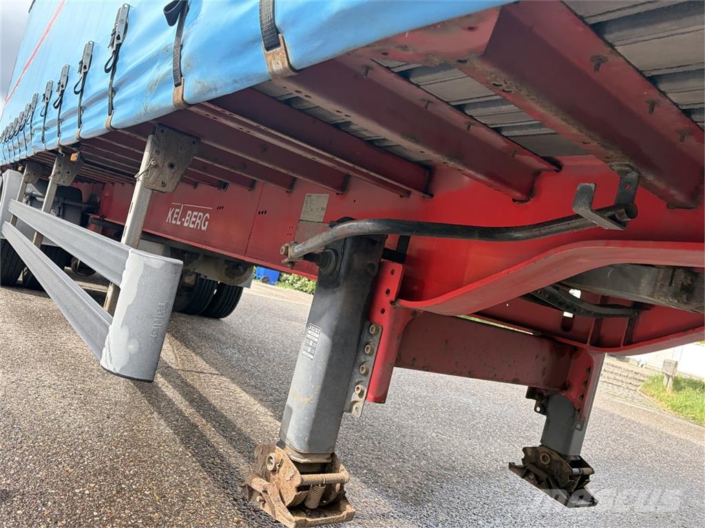 Kel-Berg 2 aks Gardin trailer Semirremolques de caja de lona