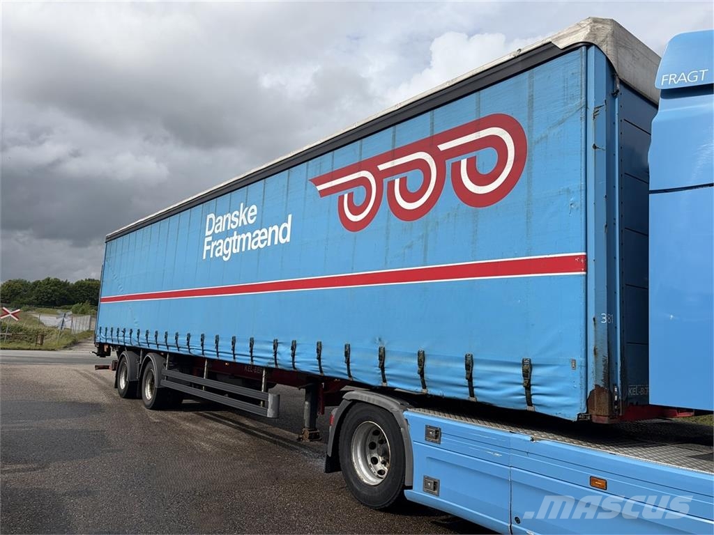 Kel-Berg 2 aks Gardin trailer Semirremolques de caja de lona