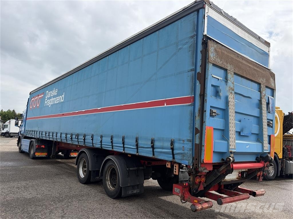 Kel-Berg 2 aks Gardin trailer Semirremolques de caja de lona