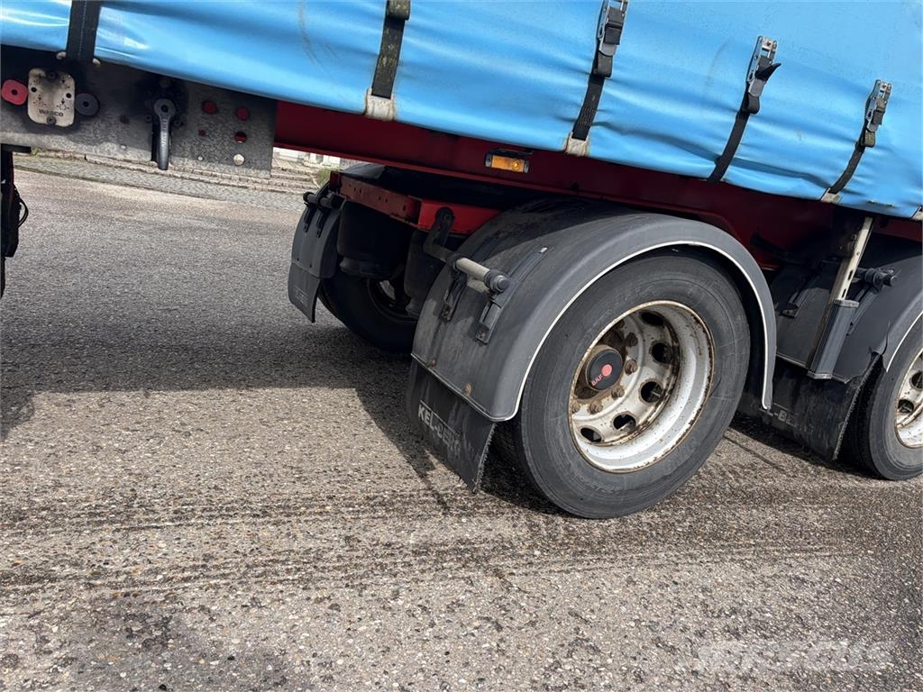Kel-Berg 2 aks Gardin trailer Semirremolques de caja de lona