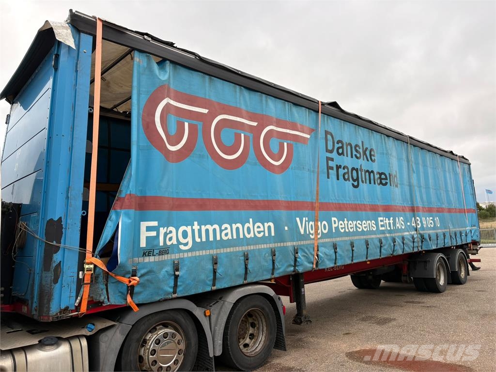 Kel-Berg 2aks Gardintrailer ( Skadet ) Тентовані напівпричепи
