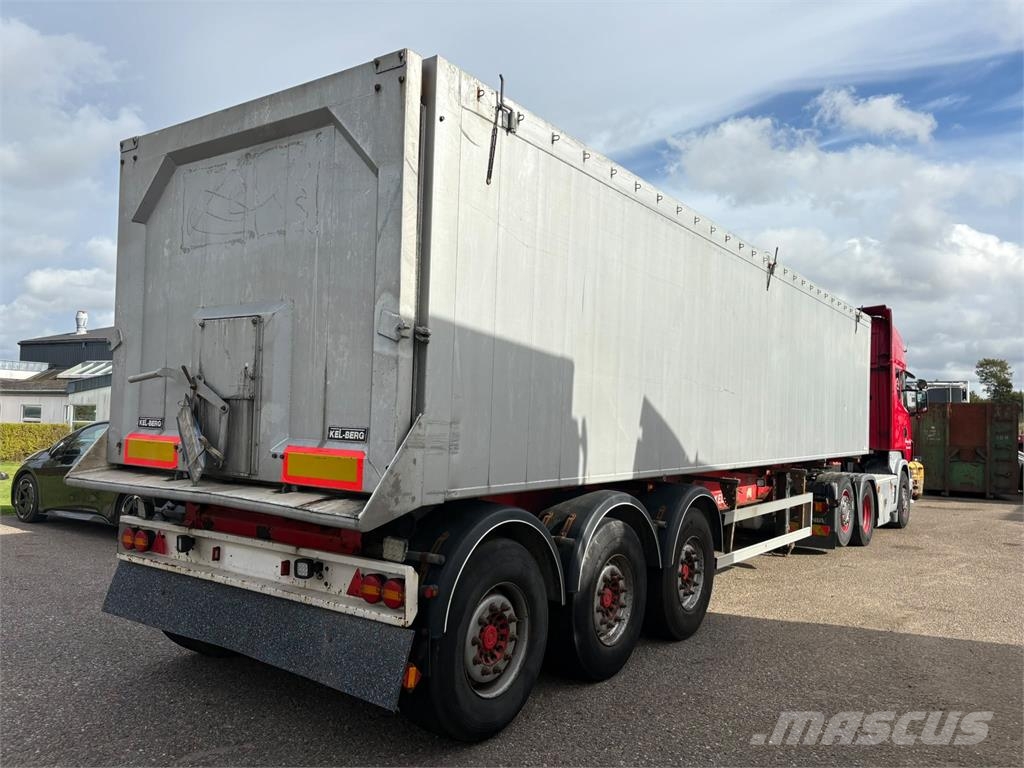 Kel-Berg 3aks 48m3 tipper نصف مقطورات قلابة
