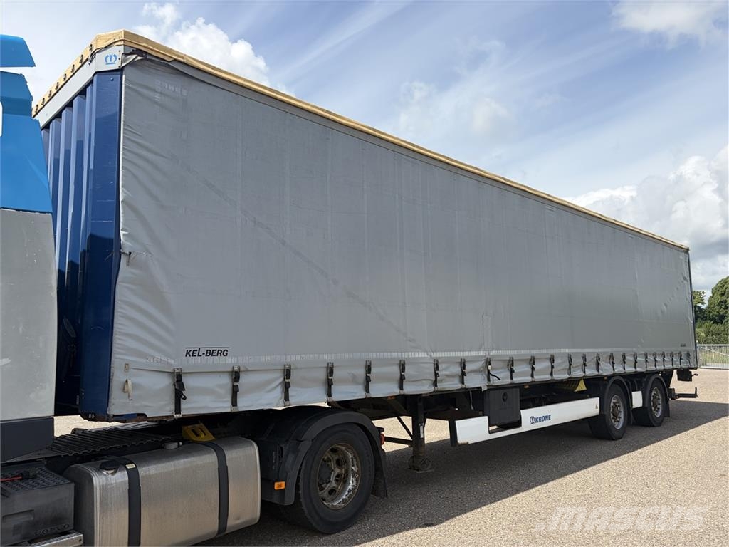 Krone 2 aks gardin trailer Plachtové návesy