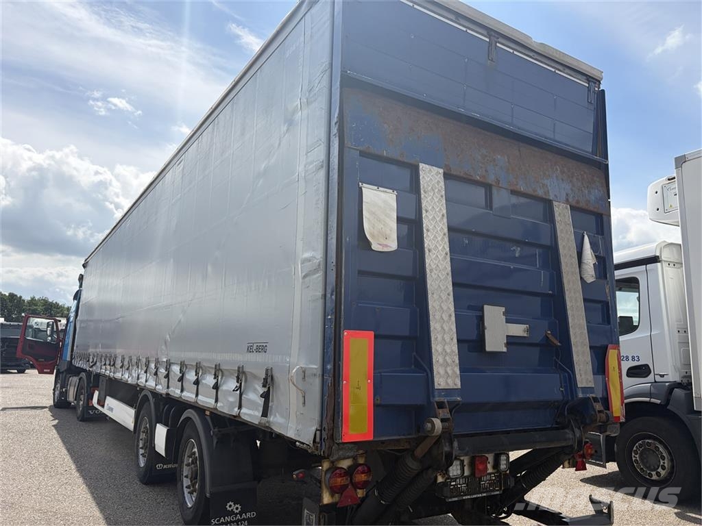 Krone 2 aks gardin trailer Plachtové návesy