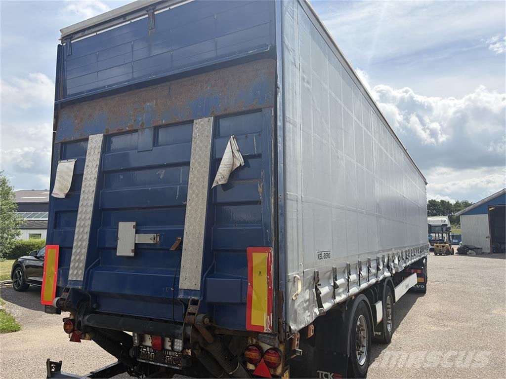 Krone 2 aks gardin trailer Plachtové návesy