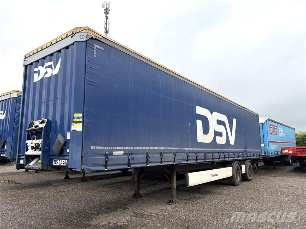 Krone 2 aks gardin trailer Plachtové návesy