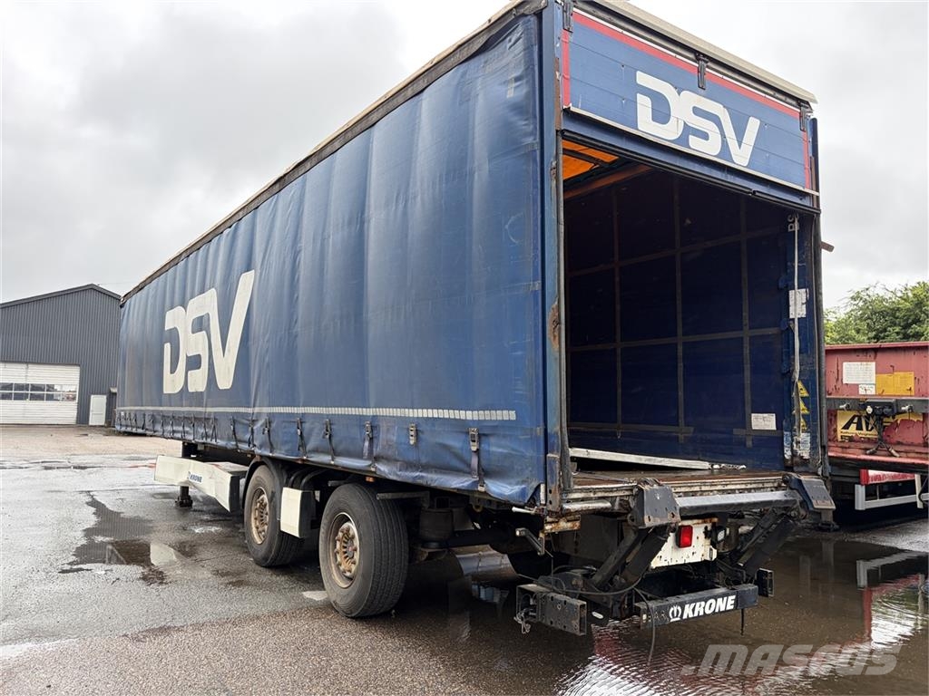 Krone 2 aks gardin trailer Semirremolques de caja de lona