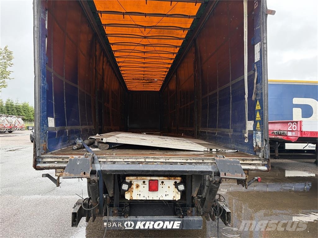 Krone 2 aks gardin trailer Semirremolques de caja de lona
