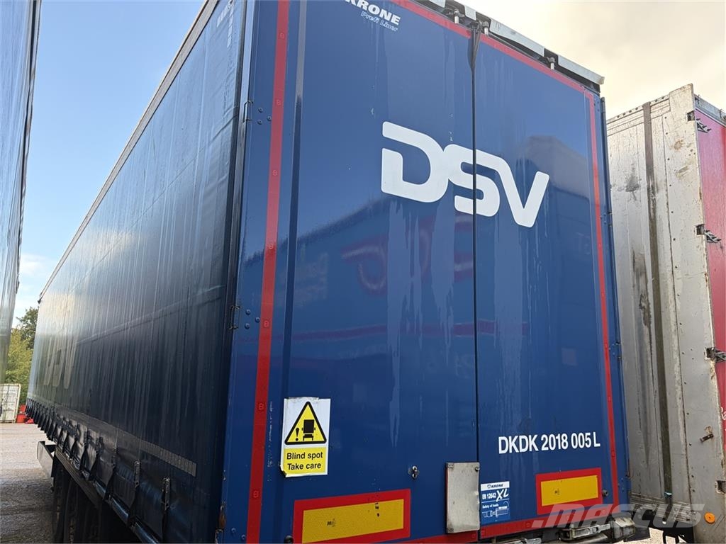 Krone 3 aks Gardin trailer Curtain sider semi-trailers
