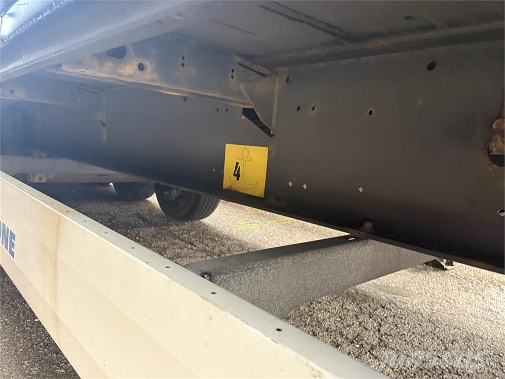 Krone 3 aks Gardin trailer Curtain sider semi-trailers