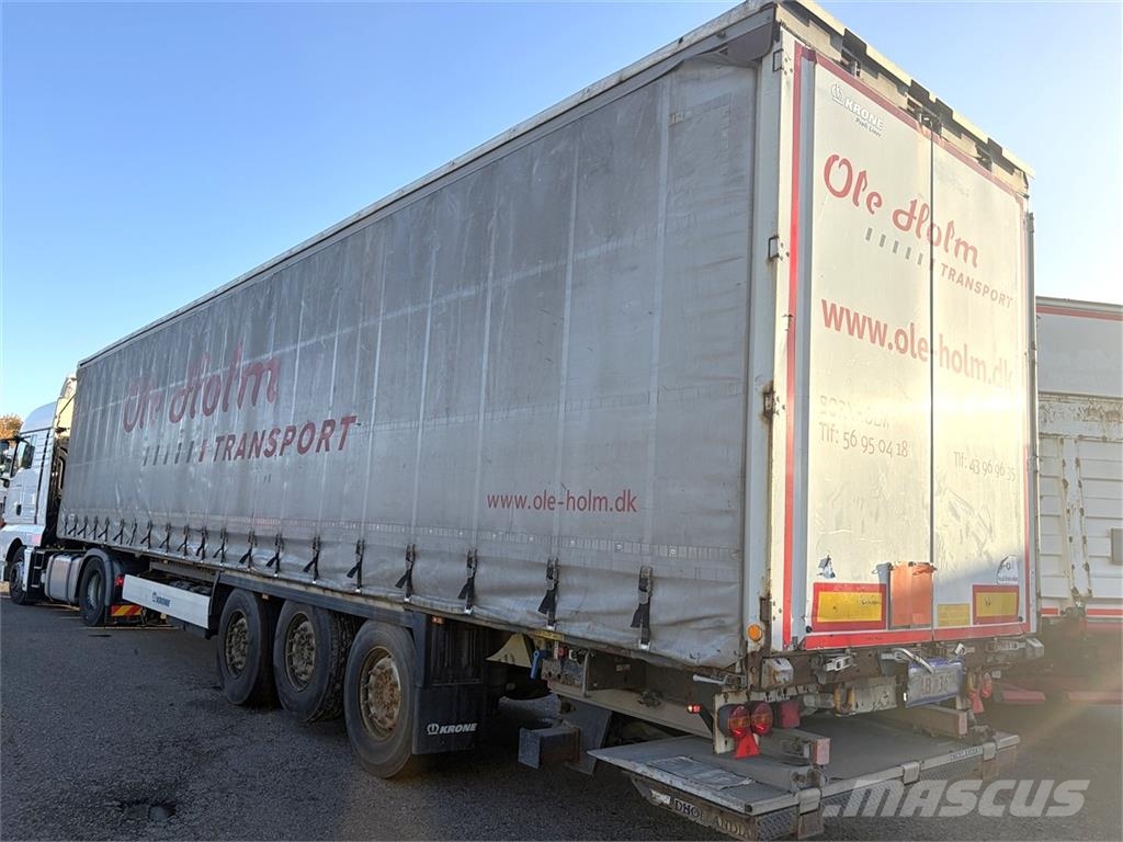 Krone 3 aks Gardin trailer Semi remorque à rideaux coulissants (PLSC)