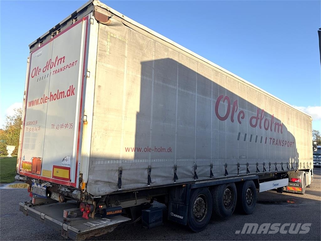 Krone 3 aks Gardin trailer Semi remorque à rideaux coulissants (PLSC)