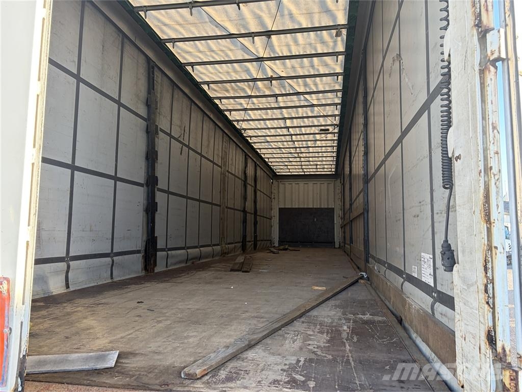 Krone 3 aks Gardin trailer Semi remorque à rideaux coulissants (PLSC)