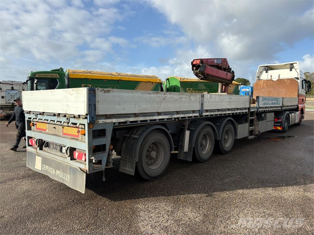 Leci 3aks fast lad m- HIAB 1820 Ostale poluprikolice