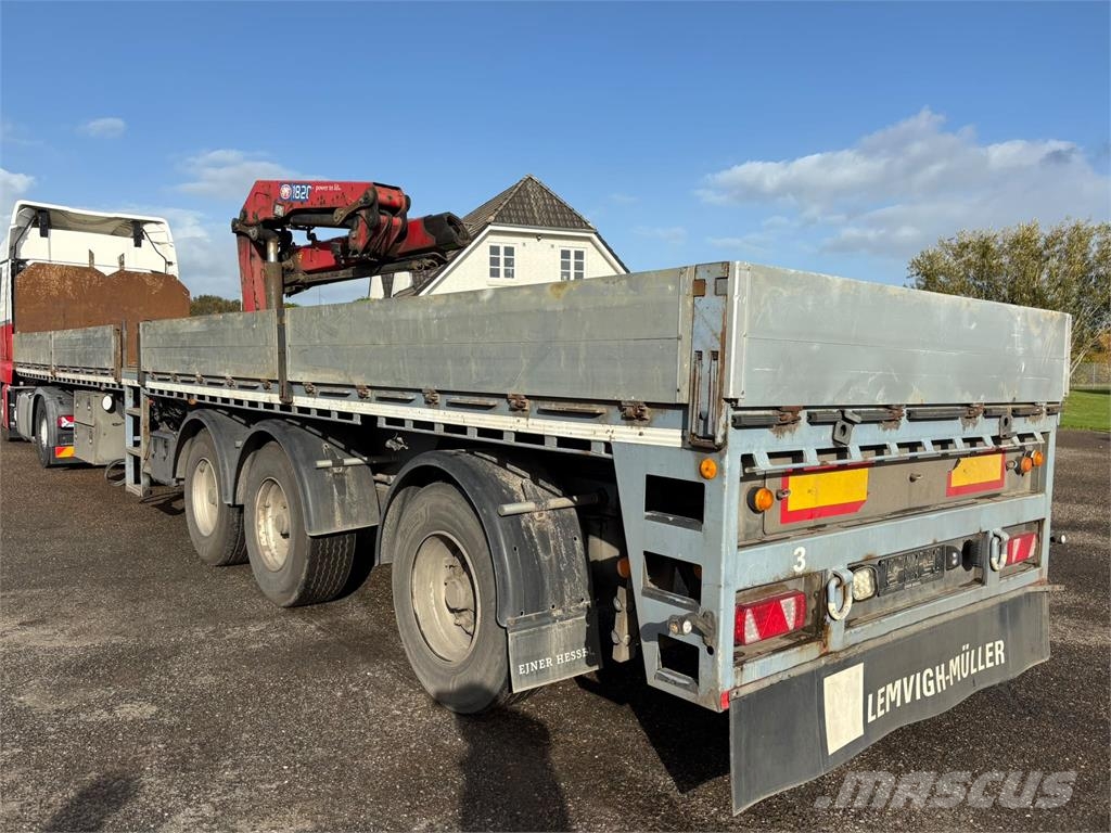 Leci 3aks fast lad m- HIAB 1820 Ostale poluprikolice