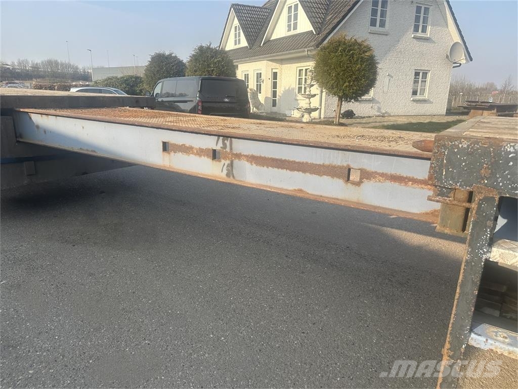 Leci 4 aks Udtrækstrailer udtræk Semirremolques de carga baja