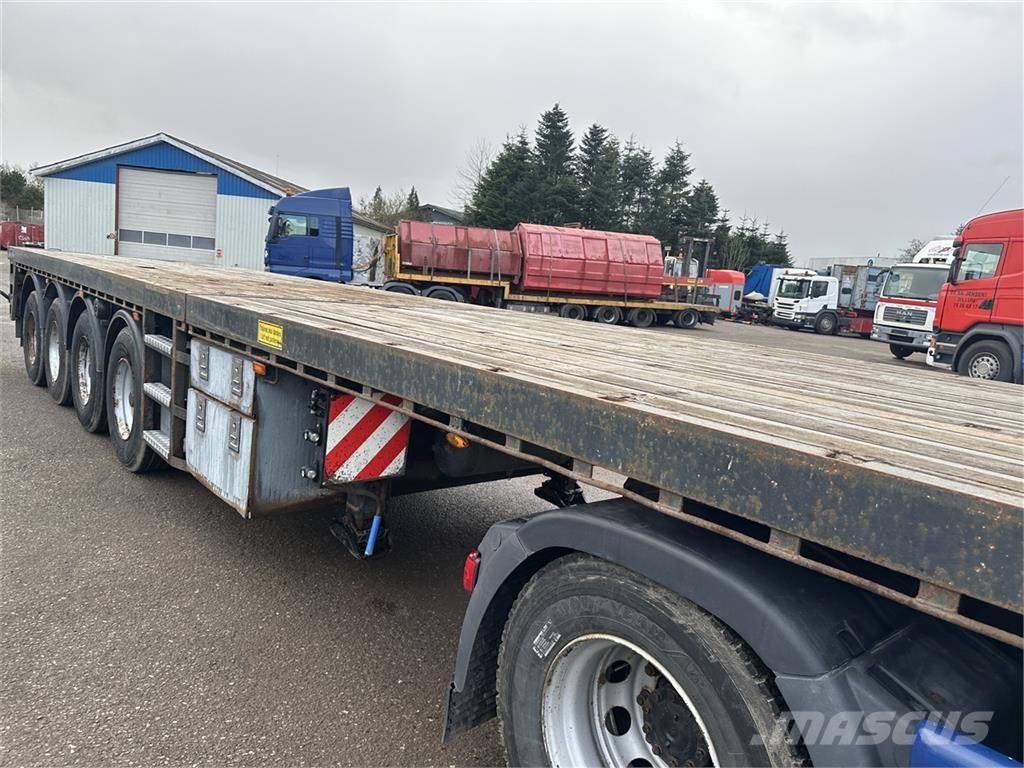 Leci 4 aks Udtrækstrailer udtræk Semirremolques de carga baja
