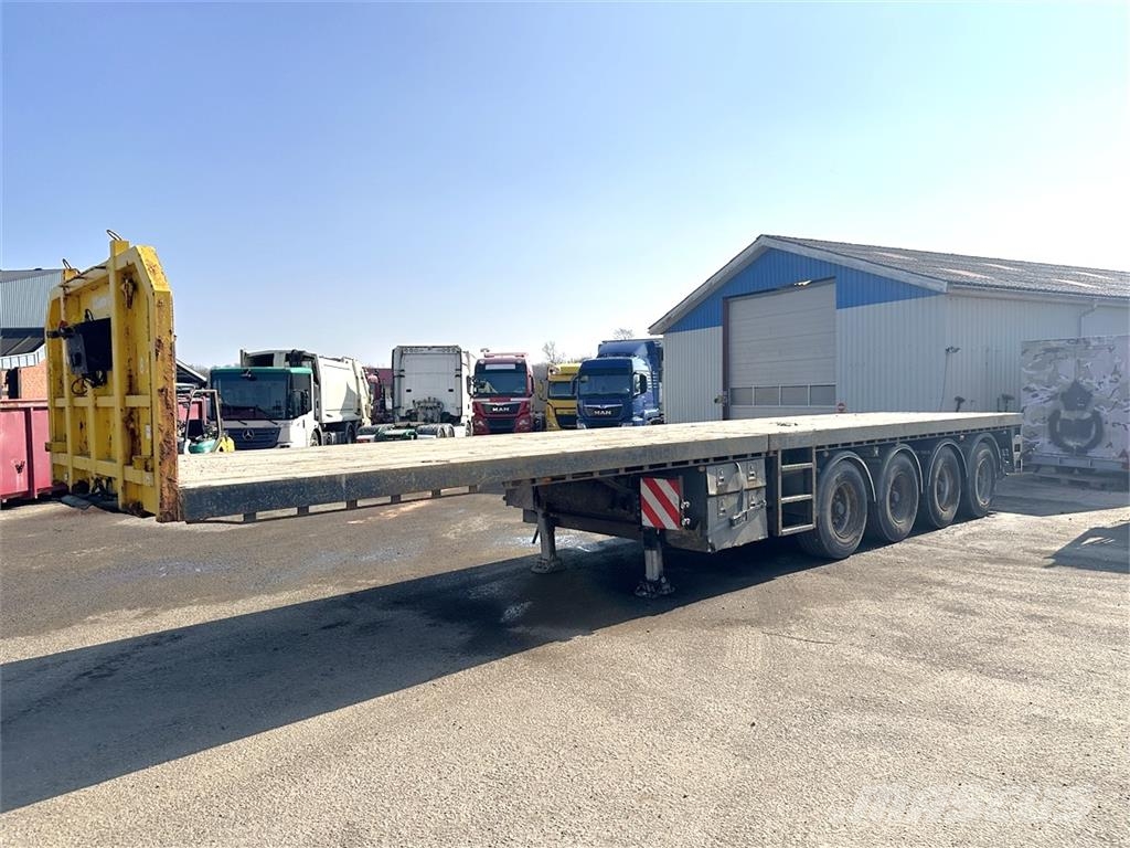 Leci 4 aks Udtrækstrailer udtræk Semirremolques de carga baja