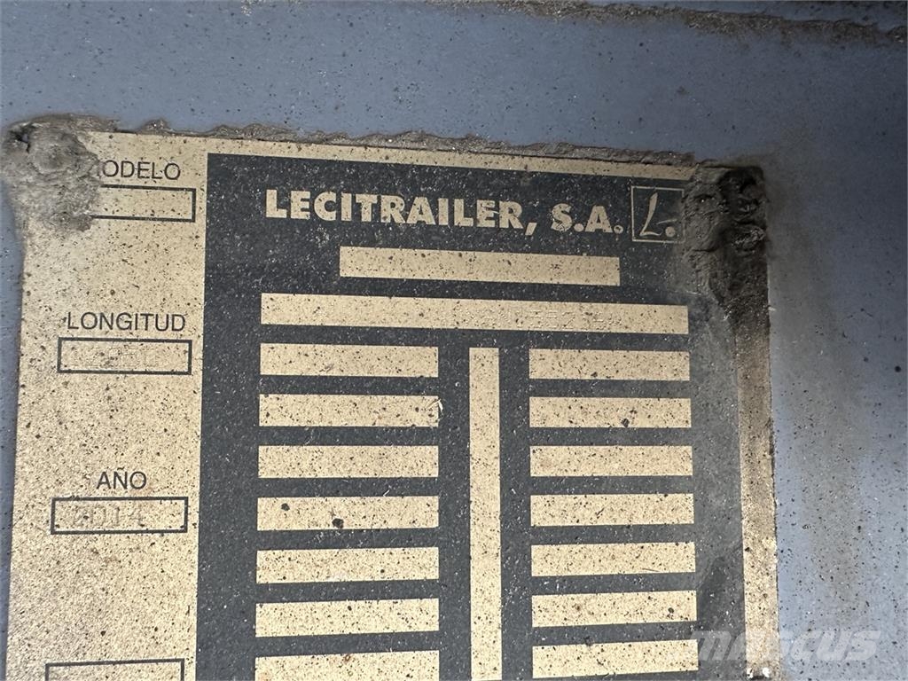Leci 4 aks Udtrækstrailer udtræk Semirremolques de carga baja