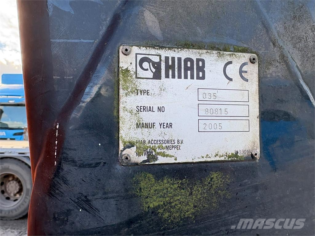 MAN 2aks Fast lad m- HIAB 035 Kranwagen