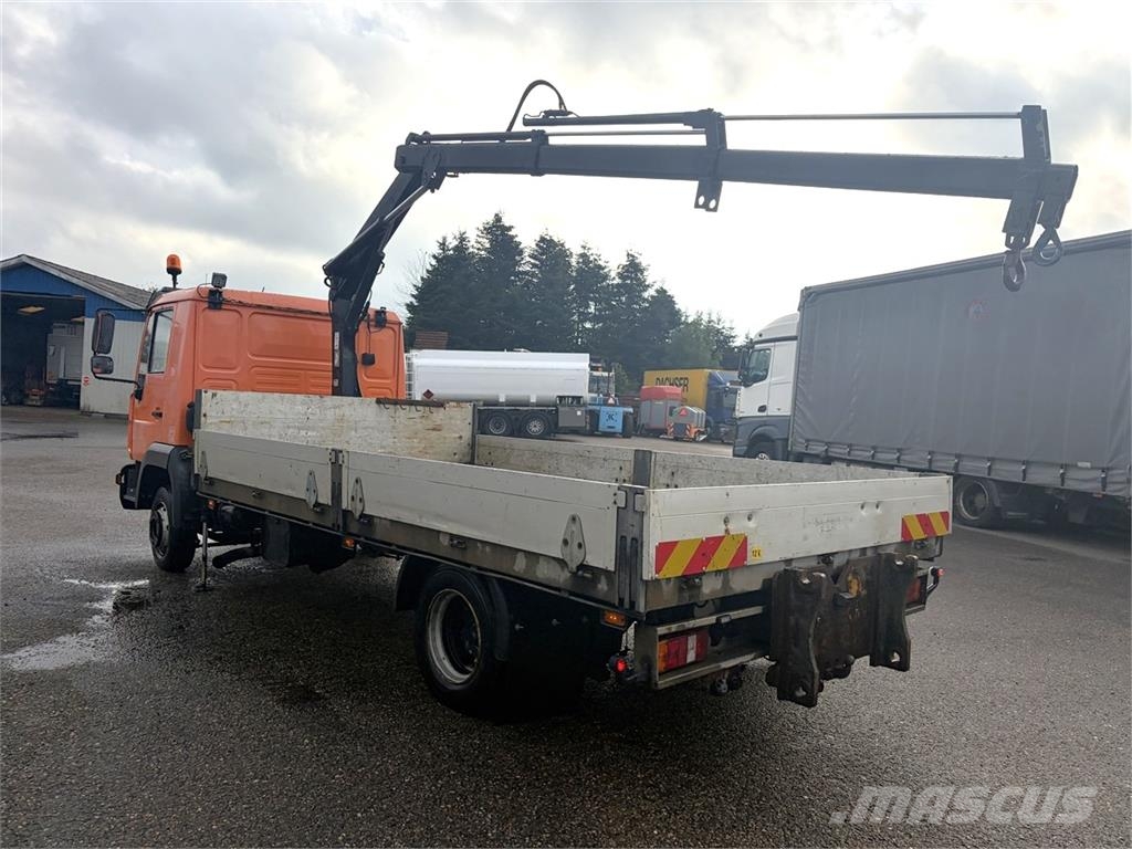 MAN 2aks Fast lad m- HIAB 035 Smagās mašīnas ar celtni