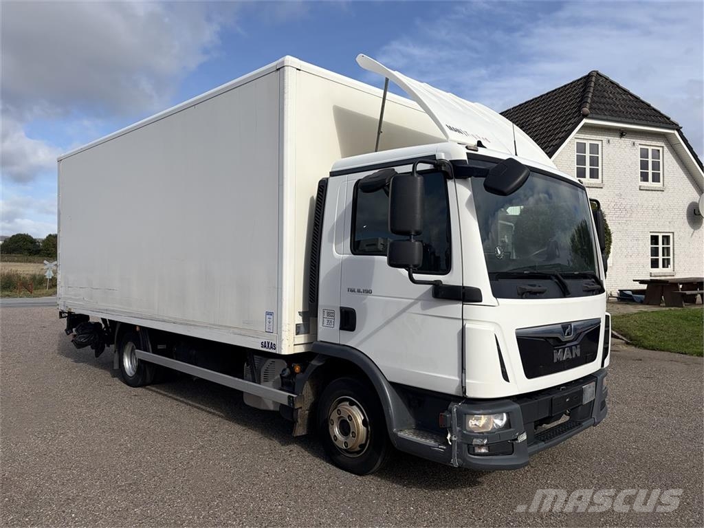 MAN TGL 8.190 4x2 Box Umpikorikuorma-autot