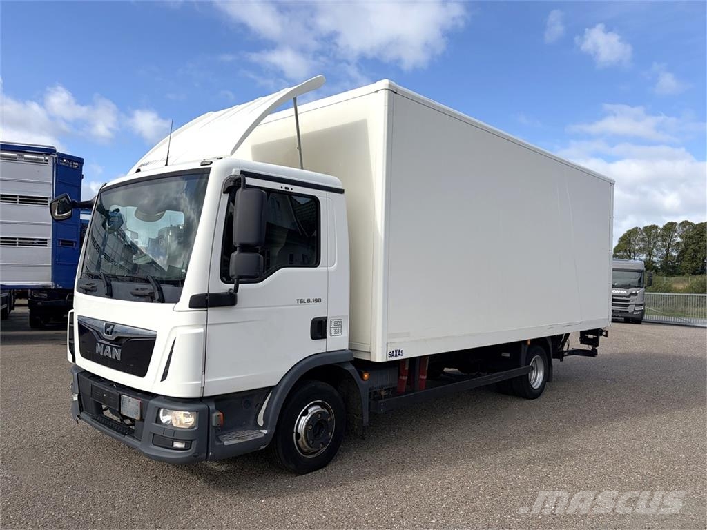 MAN TGL 8.190 4x2 Box Umpikorikuorma-autot