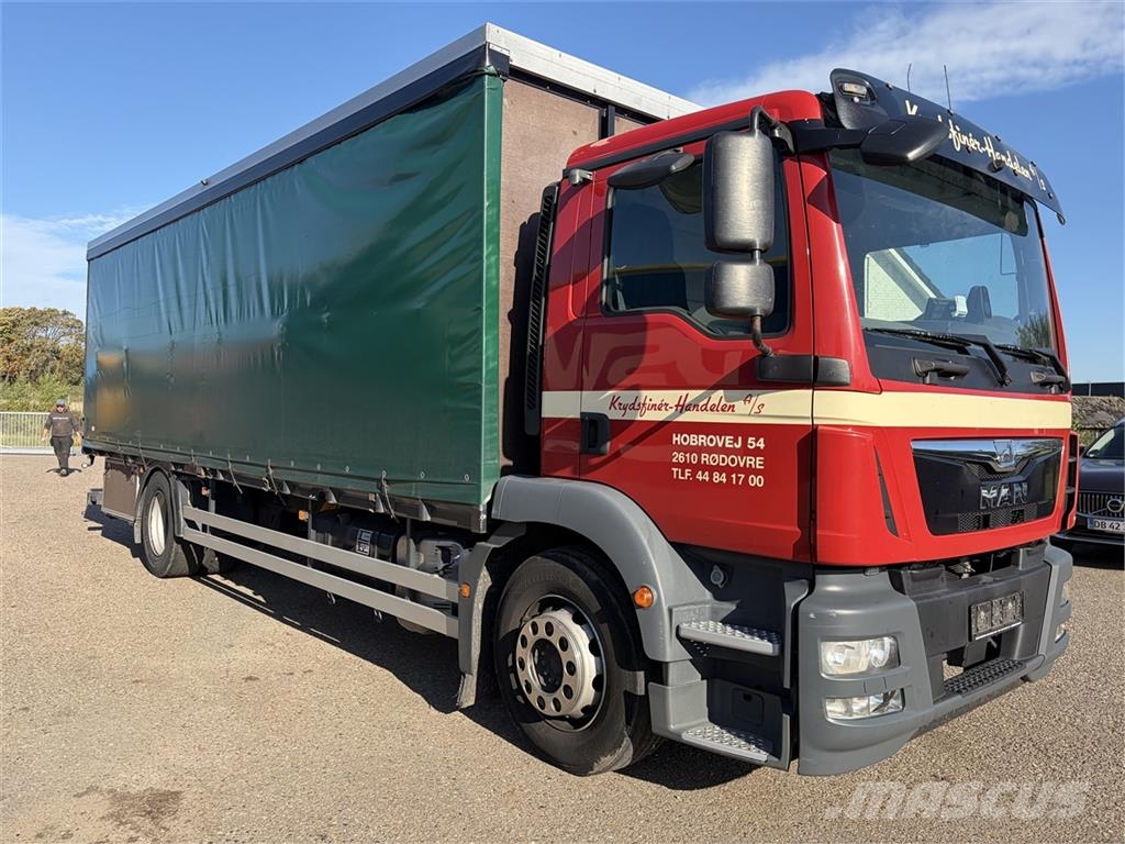 MAN TGM 18.290 4x2 Euro-6 篷布卡車