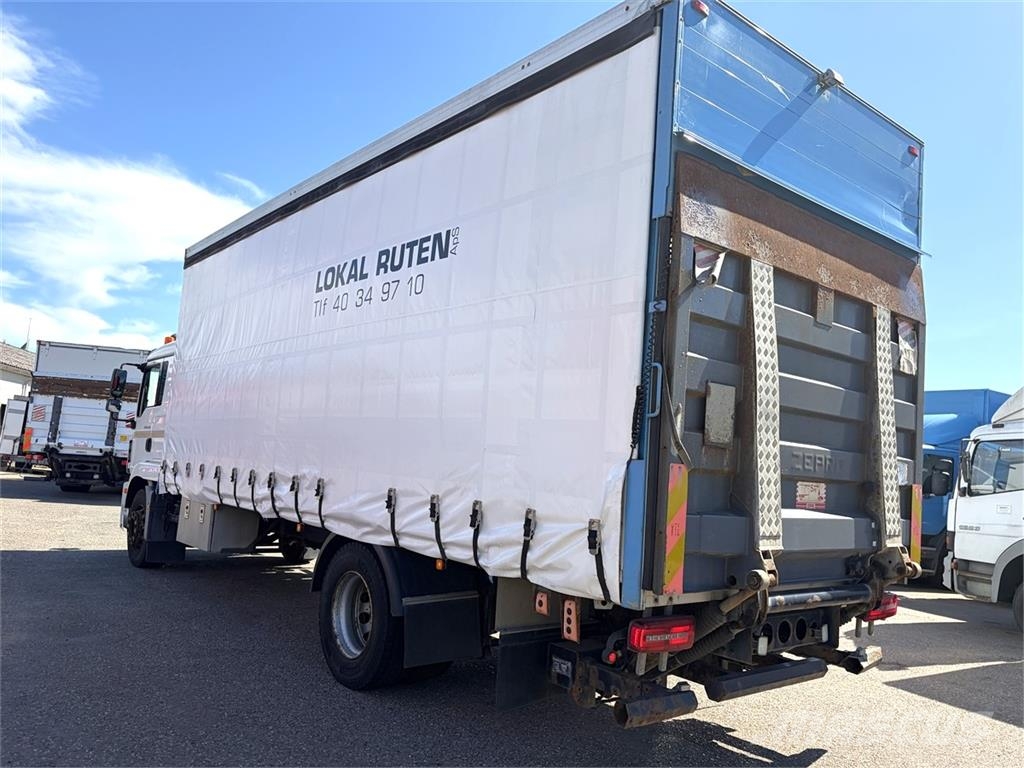 MAN TGM 18.290 4x2 Fragtbil Euro-6 euro-6 Curtainsider trucks