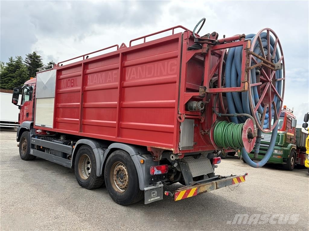 MAN TGS 26.360 Hydro-drive Slamsuger hydrodrive شاحنات مزدوجة / خلخلة