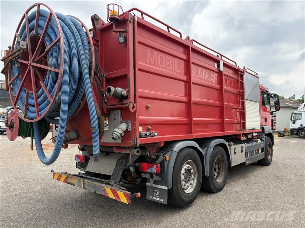 MAN TGS 26.360 Hydro-drive Slamsuger hydrodrive شاحنات مزدوجة / خلخلة