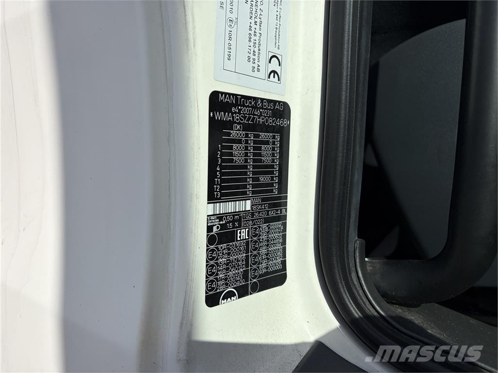 MAN TGS 26.420 6x2 Box Euro-6 euro-6 Umpikorikuorma-autot
