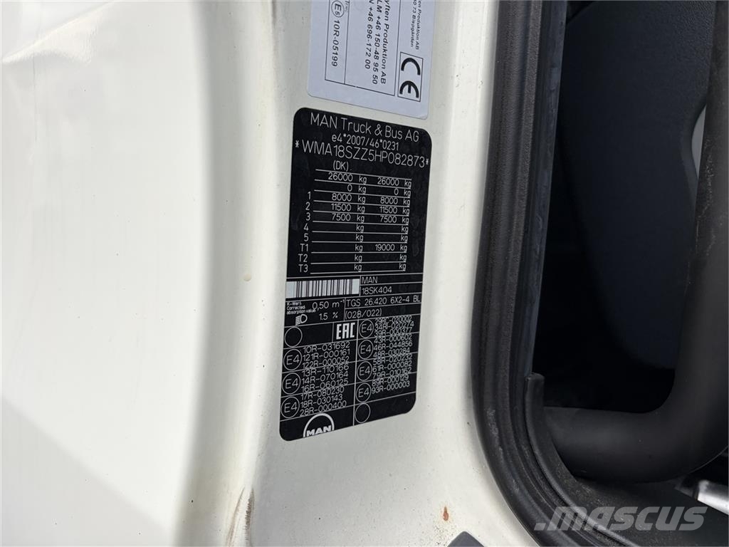 MAN TGS 26.420 6x2 Box Euro-6 euro-6 Umpikorikuorma-autot