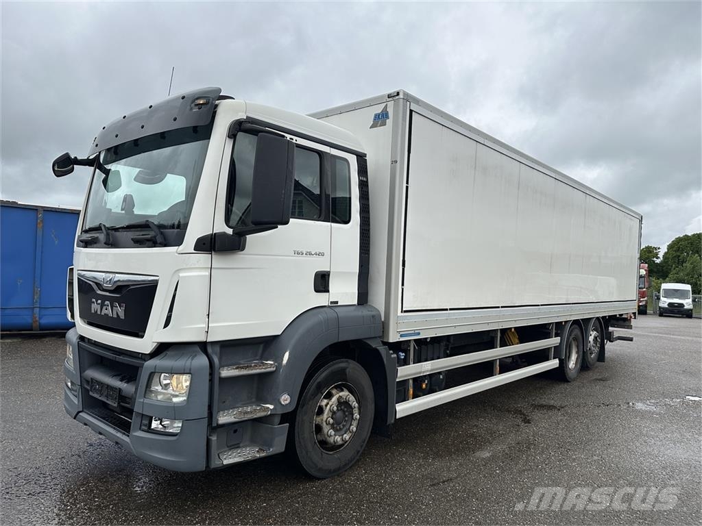 MAN TGS 26.420 6x2 Box Euro-6 euro-6 Camion Fourgon