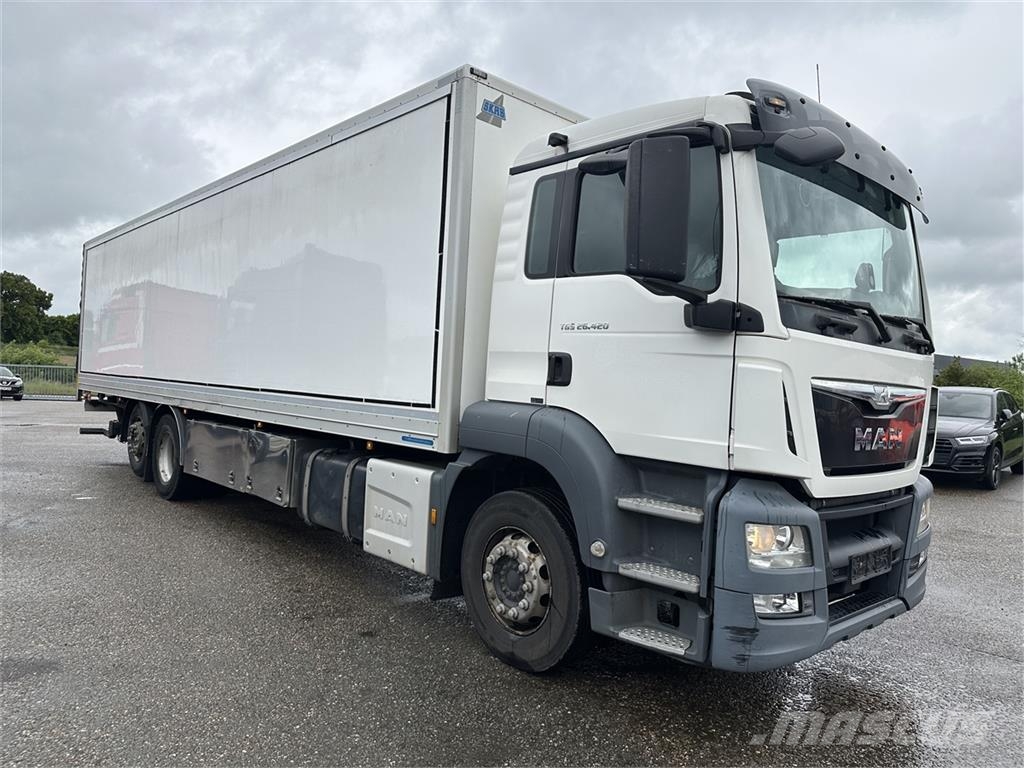 MAN TGS 26.420 6x2 Box Euro-6 euro-6 Camion Fourgon