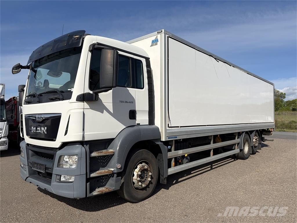 MAN TGS 26.420 6x2 Box Euro-6 euro-6 Camiones con caja de remolque