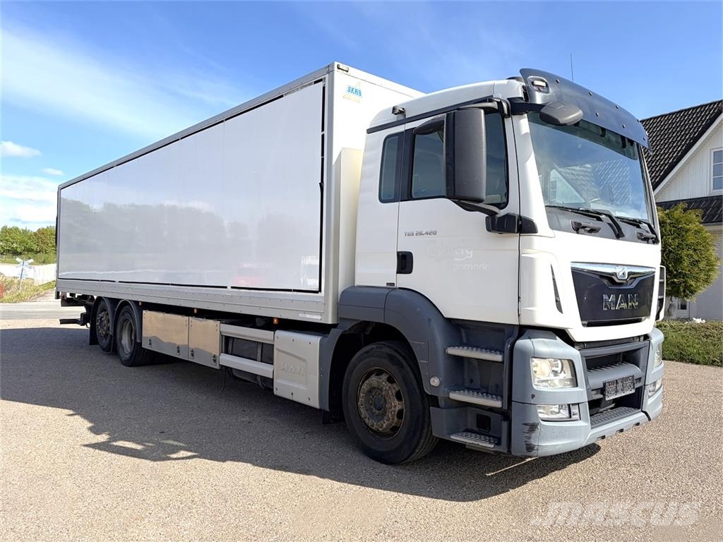MAN TGS 26.420 6x2 Box Euro-6 euro-6 Camiones con caja de remolque