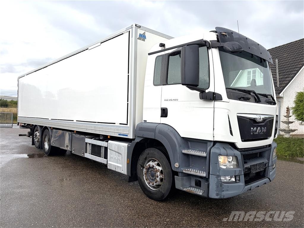 MAN TGS 26.420 6x2 Box Euro-6 euro-6 Camiones caja cerrada