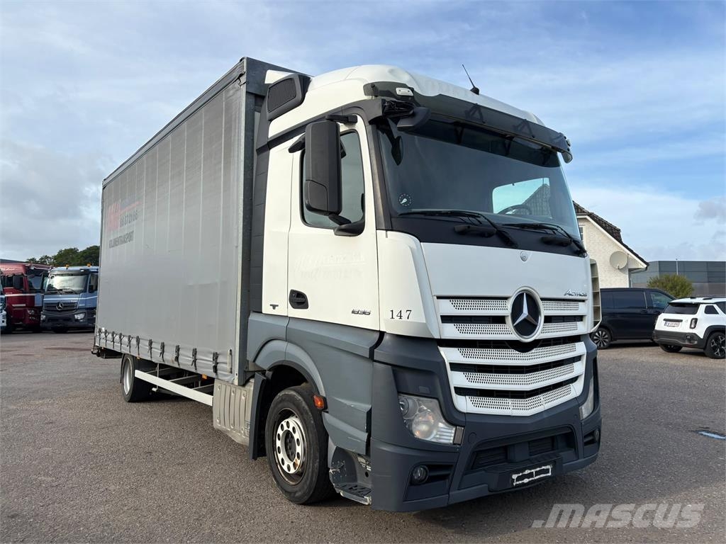 Mercedes-Benz 1836 4x2 Fragt - Euro 6 Priekabos su tentu