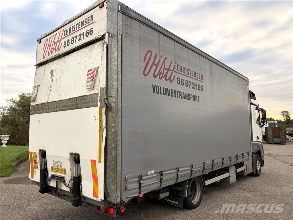 Mercedes-Benz Actros 1836 4x2 Euro-6 カーテンサイダートラック