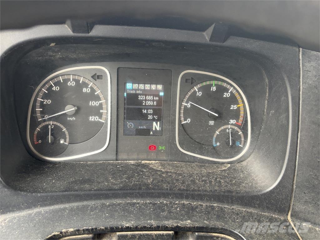 Mercedes-Benz Atego 1527 4x2 Norba 2-kammer Atik kamyonlari
