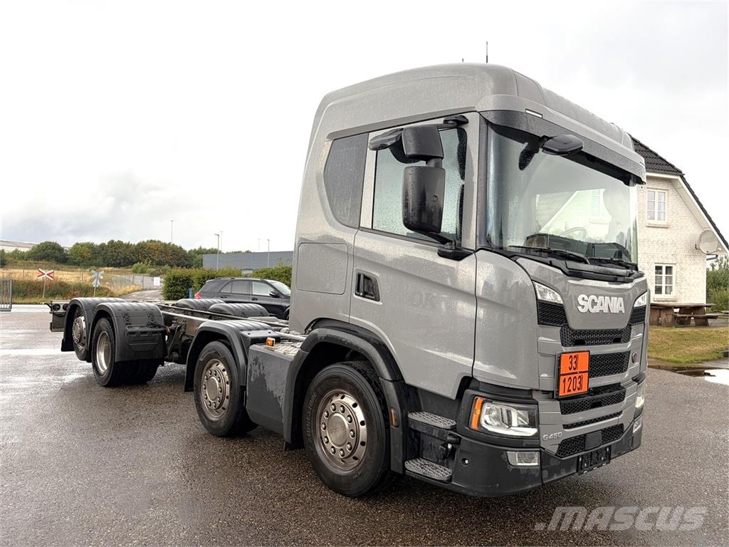 Scania G450 8x2 Chassis Шасі з кабіною