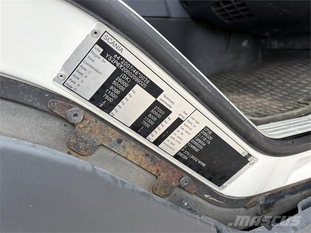 Scania P370 6x2 Hejs Euro-6 euro-6 Lanový nosič kontejnerů